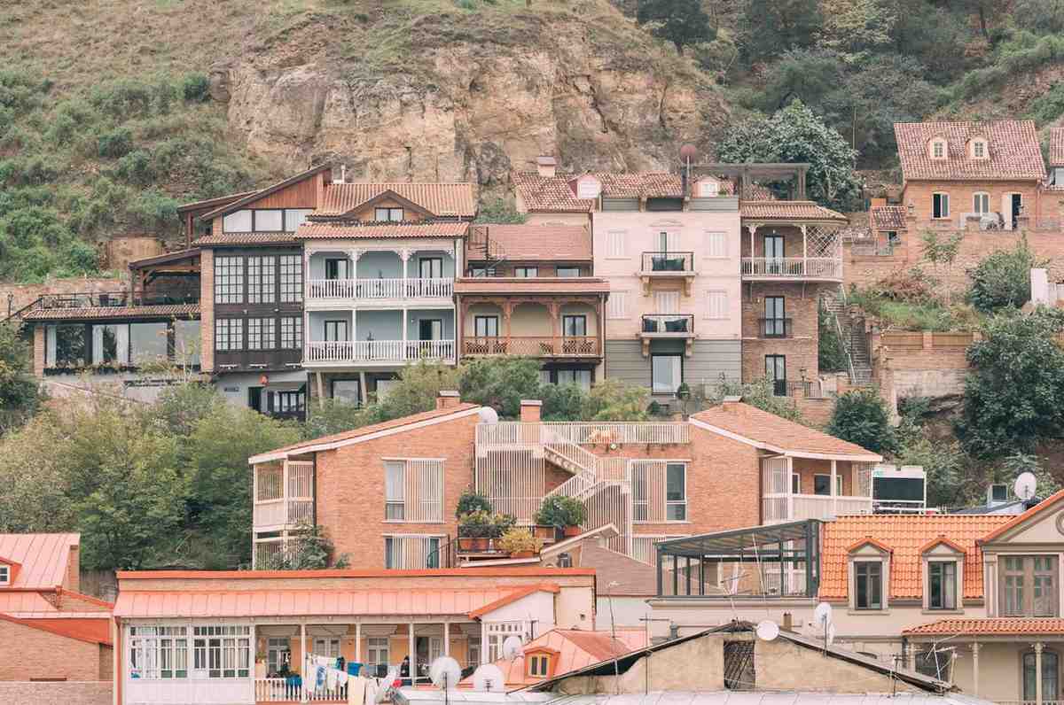 A Scenic View Of The Old Town Of Tbilisi