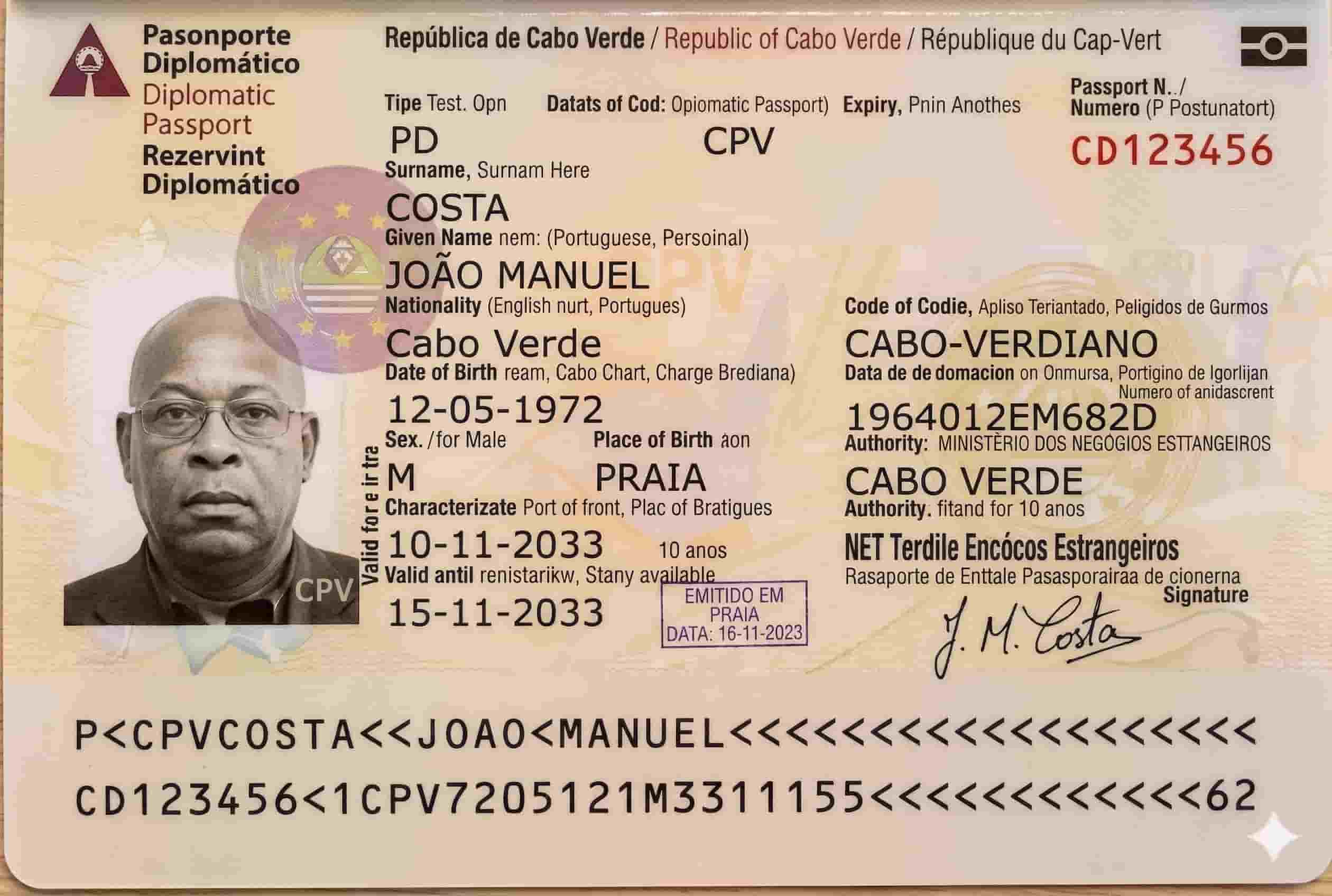 Cape Verde Passport