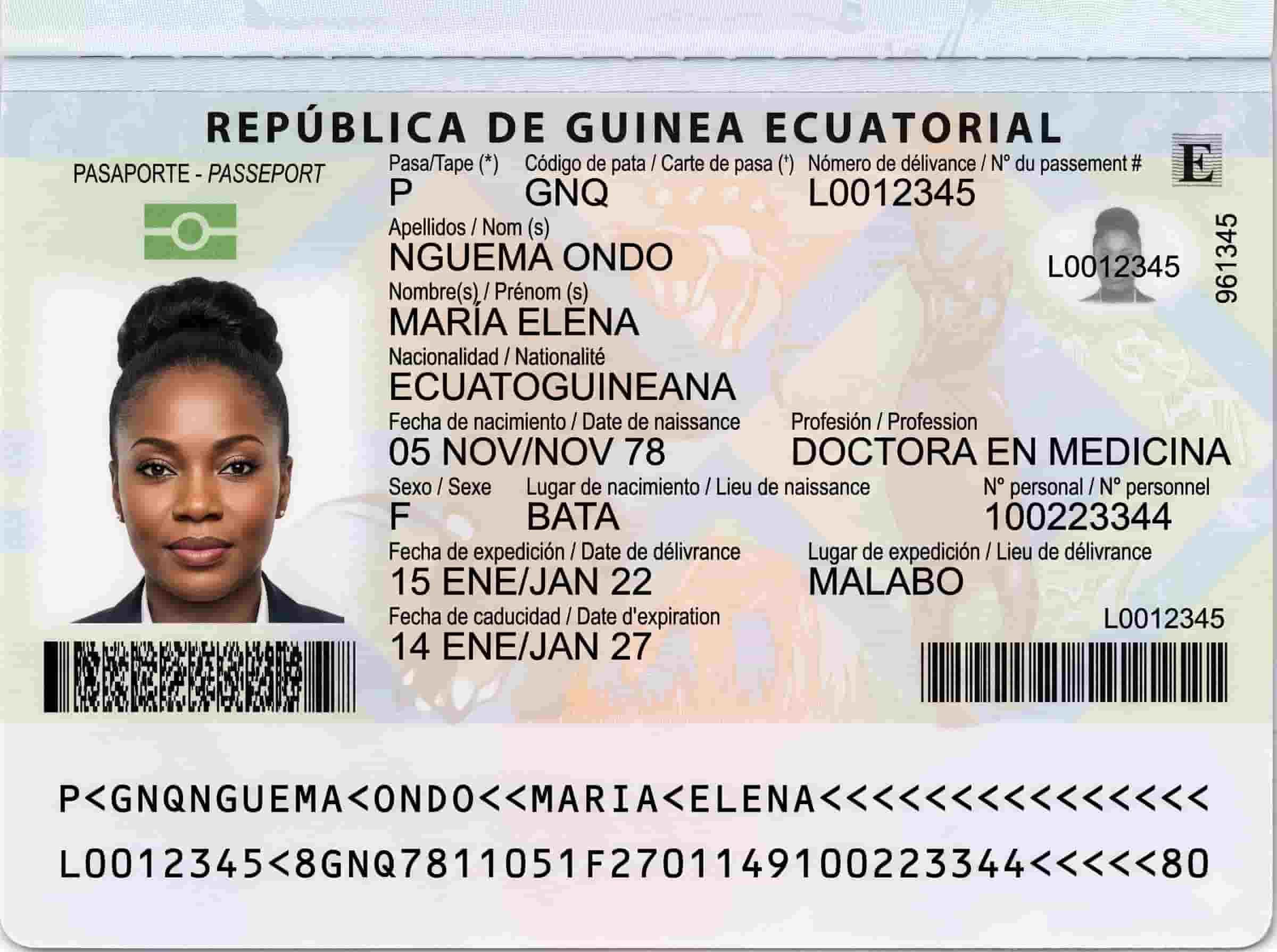 Equatorial Guinea Passport