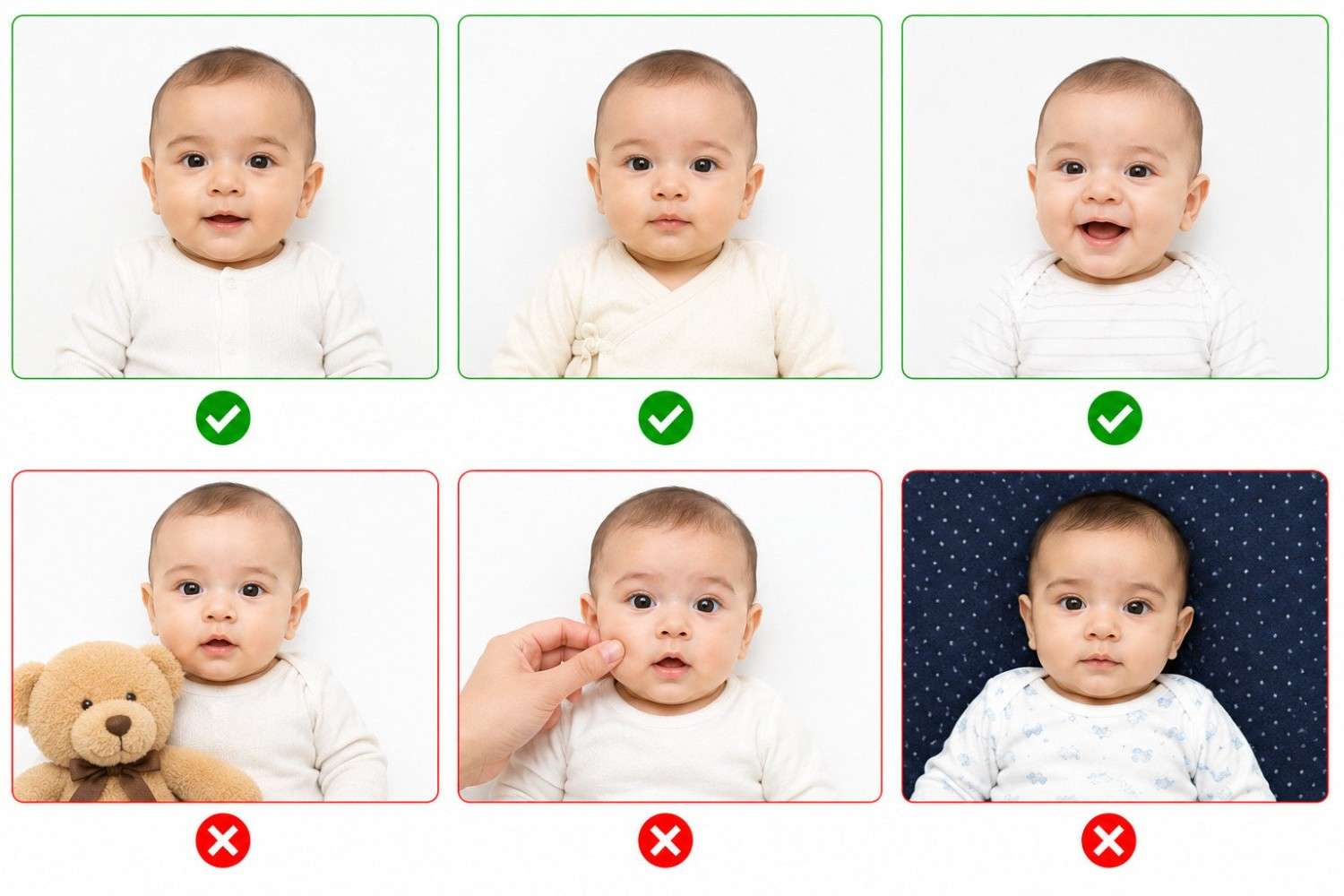 Ideal And Non Ideal Infant Images