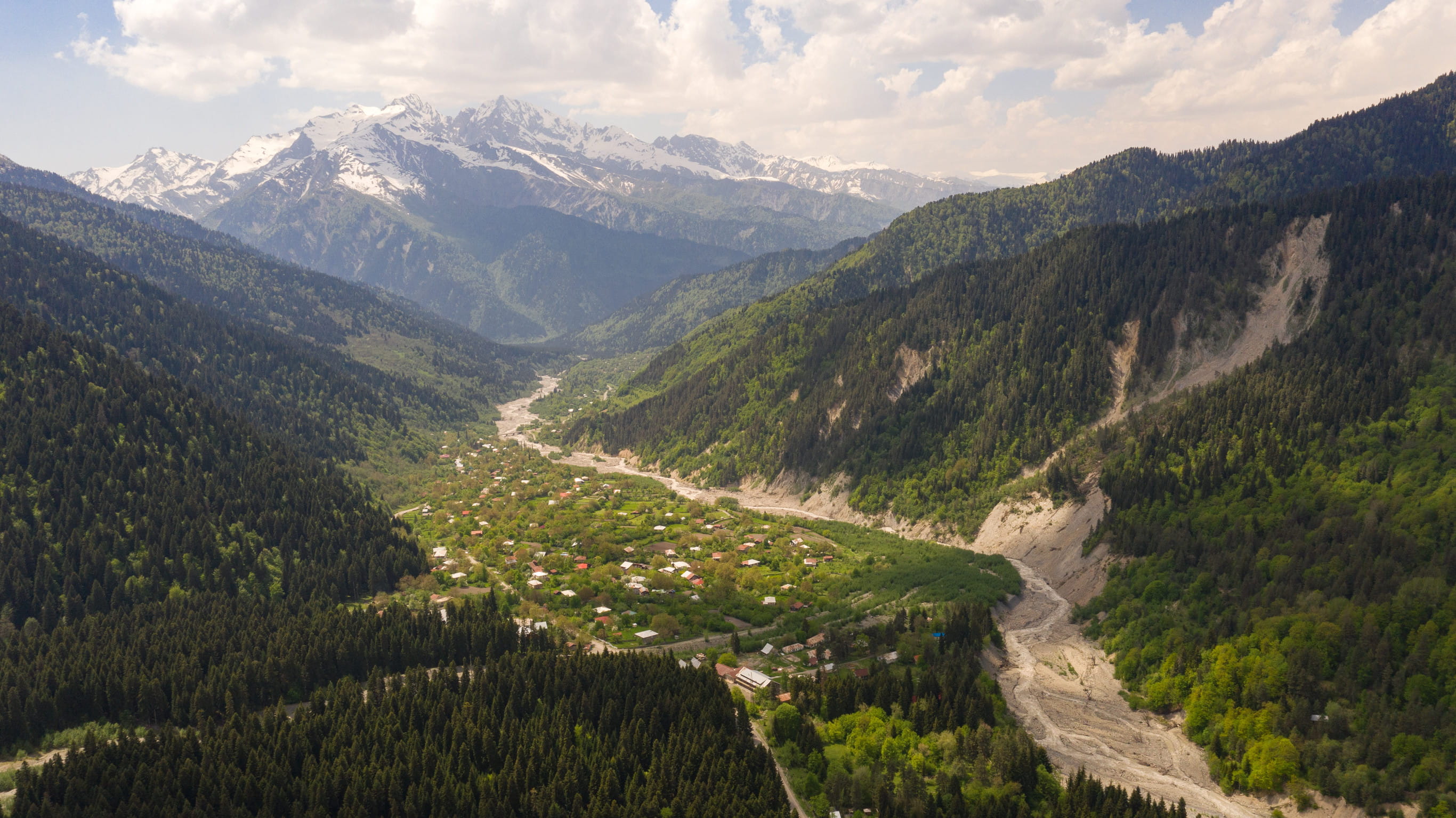 One Of The Valleys Of The Racha Region