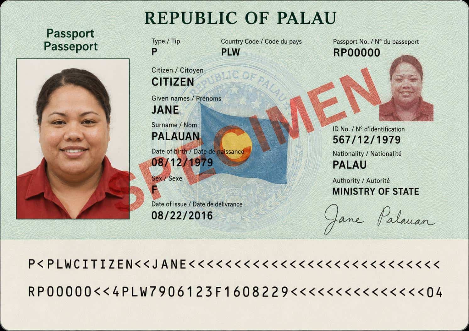 Palau Passport