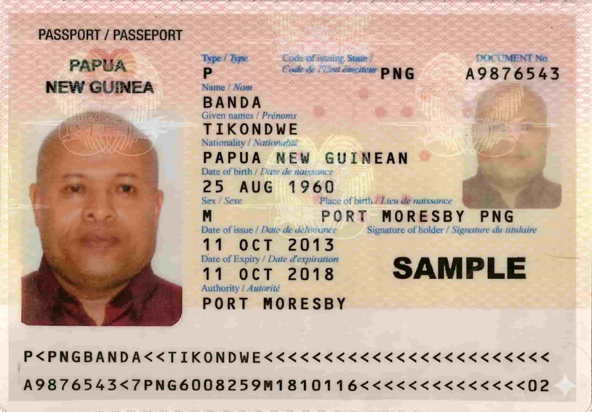 Papua New Guinea Passport