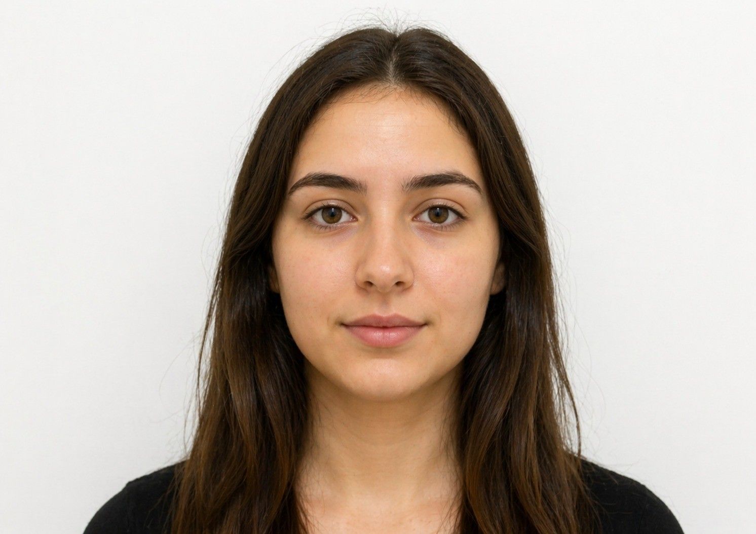 Passport Photograph Of A Woman