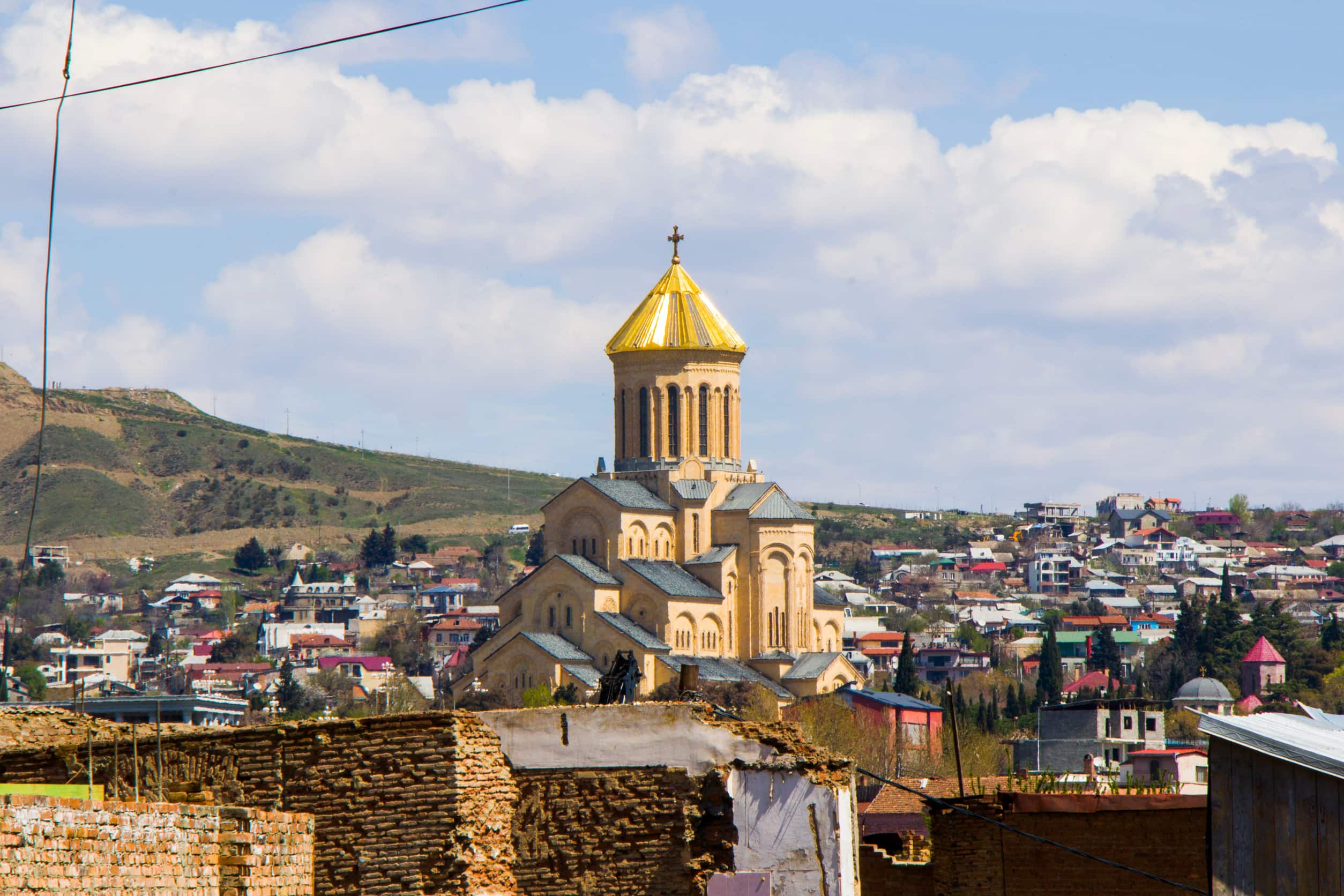 Sameba Church in Tbilisi during a sunny afternoon