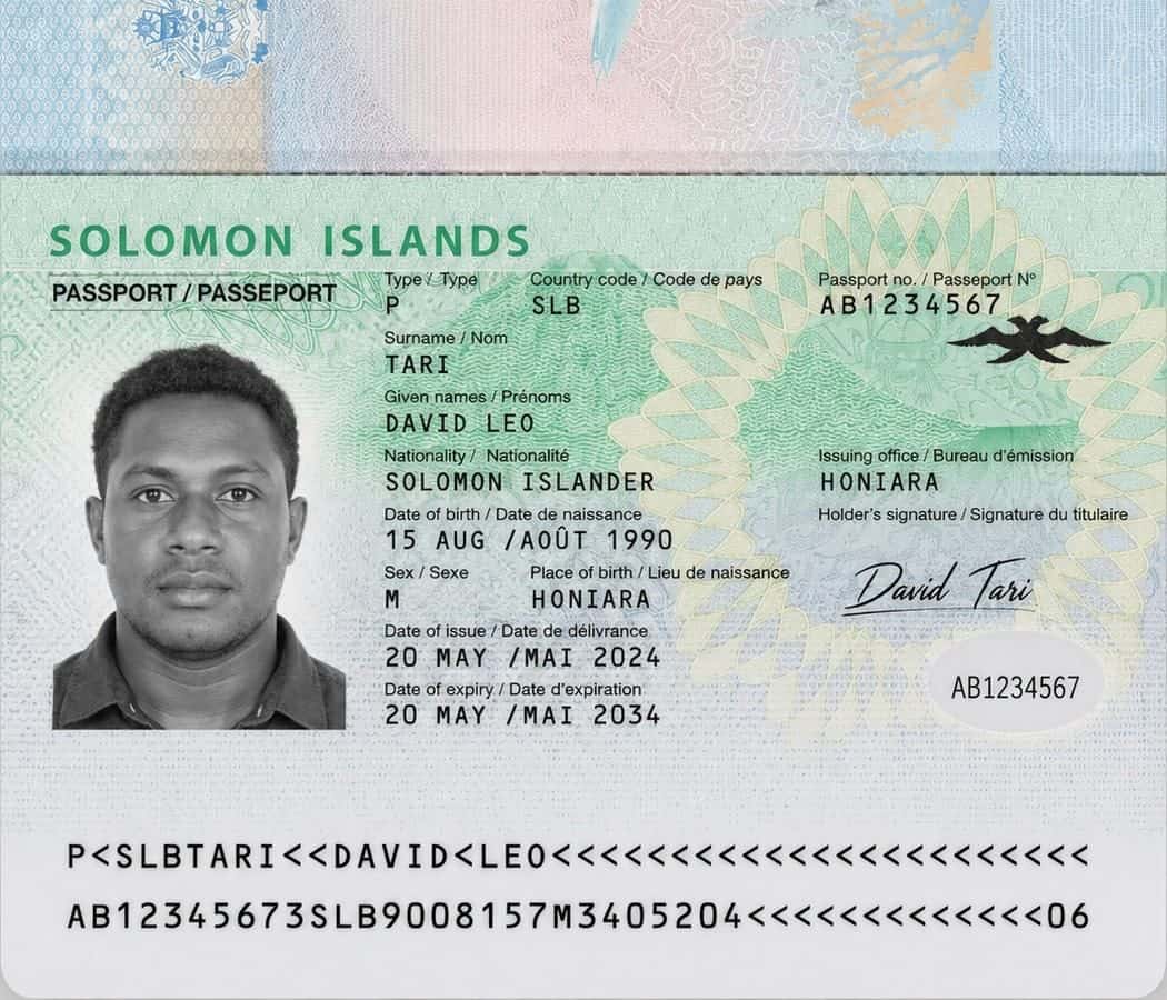 Solomon Islands Passport
